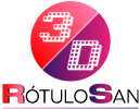 Rótulos 3D SAN Logo